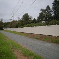 3 rail vinyl horse fence
