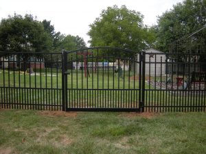 commercial aluminum fence and gate inspiration