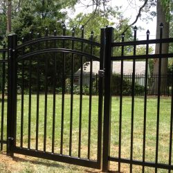 durable and beautiful commercial aluminum fence gates