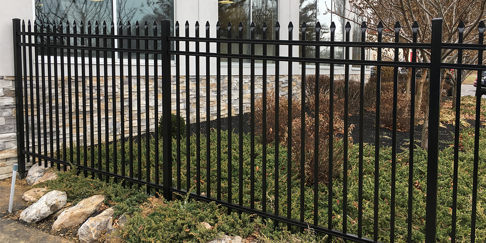 Commercial Aluminum Fence Installation