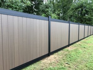 classic vinyl privacy fencing installation