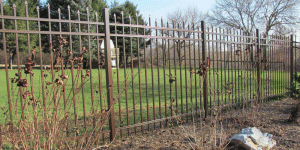 Bronze Aluminum Fence in Chester County