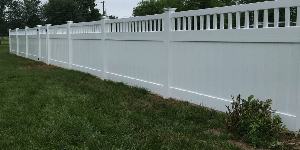 Backyard fence for privacy