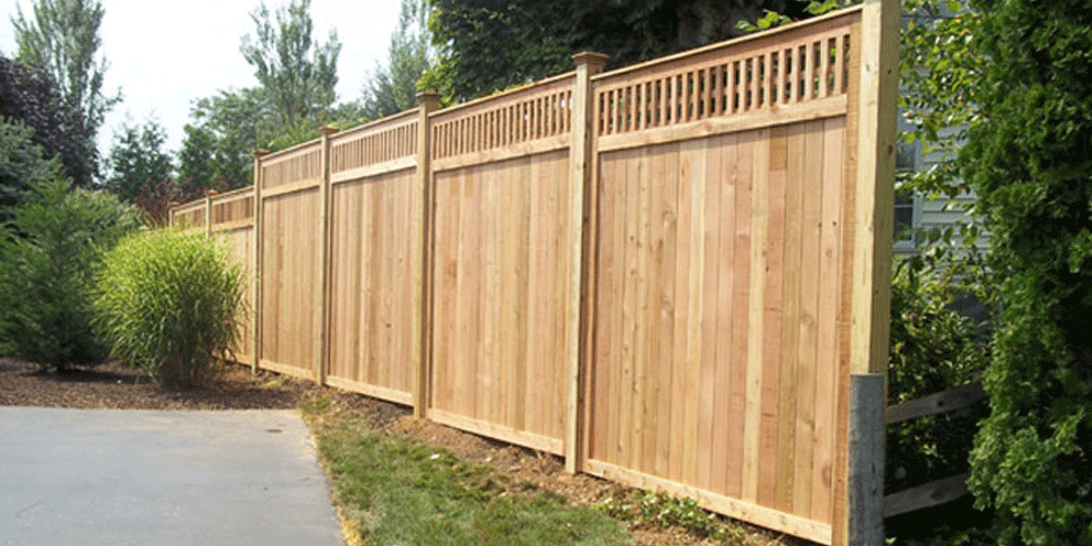 Economical Privacy Fence Ideas, Tall Wooden Fence Ideas
