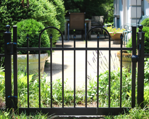 aluminum privacy fence gate