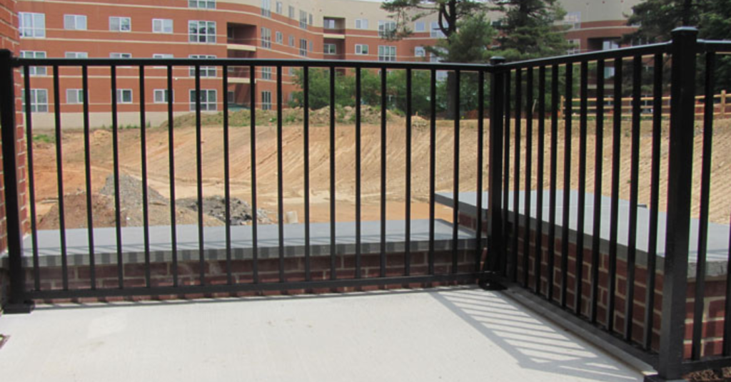 outdoor aluminum handrail