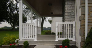 lightweight vinyl porch railing