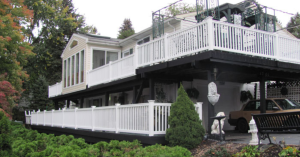 vinyl porch and deck railing