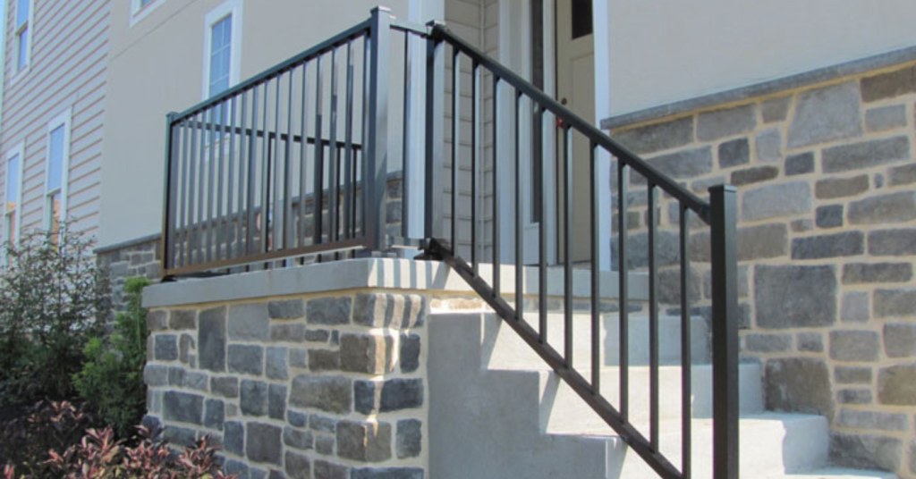 aluminum front porch railing