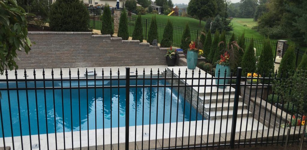 pool security fence