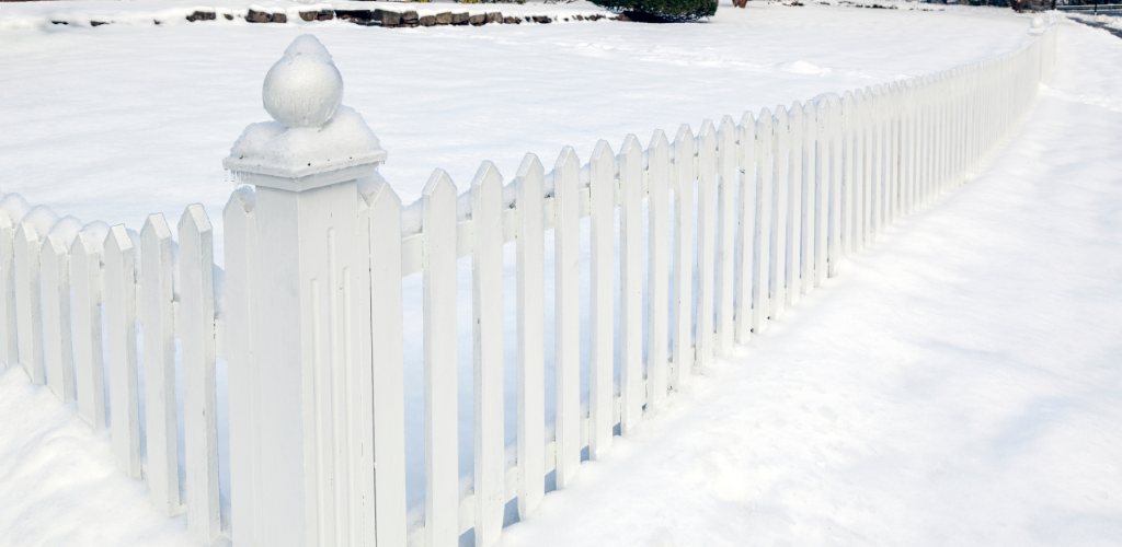 can a fence be installed in winter with snow on the ground